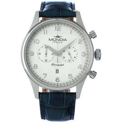 Mondia MI-6564-SS-SLAR-BL-CP Madison Watch