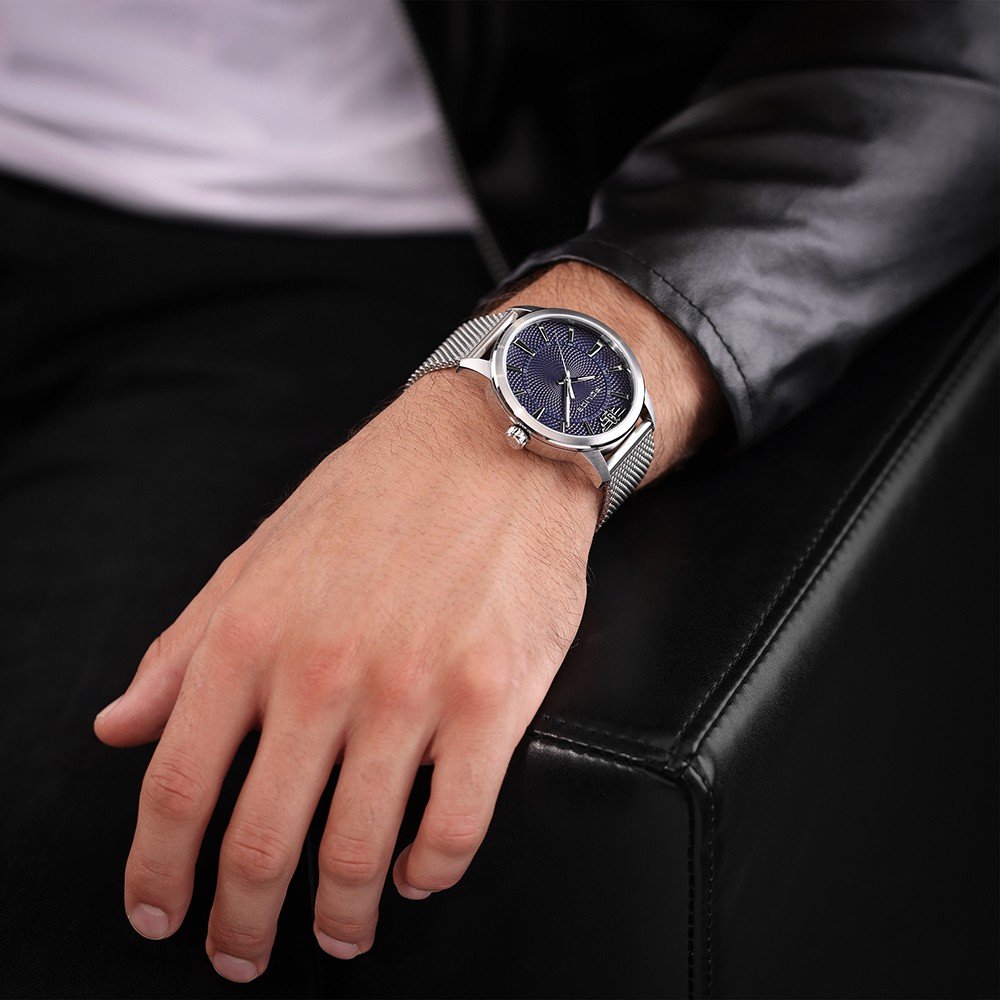 Police hotsell mesh watch