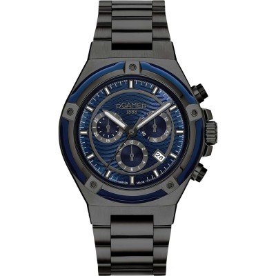 Roamer Tempomaster 221837-44-45-20 Tempomaster Chrono Watch