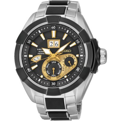 Seiko Velatura SNP119P1 Velatura Kinetic Perpetual Calender Watch
