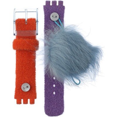 Swatch Plastic - Originals Medium (34mm) /Access/Solar/Musicall/Stop - G/SK/SL/SR/SS/SO28 AGN199 GN199 Fashion Fuzz Strap