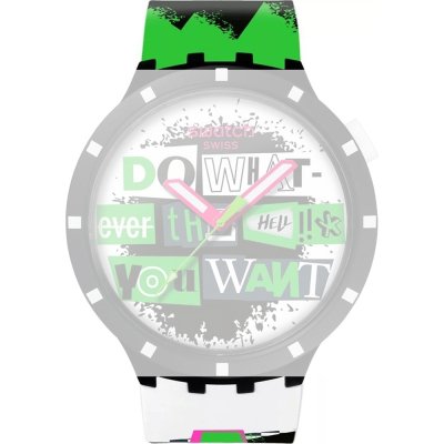 Swatch ASB03B701 Lash Out Strap