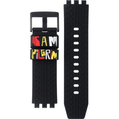 Swatch Plastic - BigBold - SB0/SO27 ASB05K103 The Pilgrim - Tread on it Strap