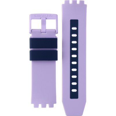 Swatch Plastic - BigBold - SB0/SO27 ASB05V101 Look right trough violet Strap