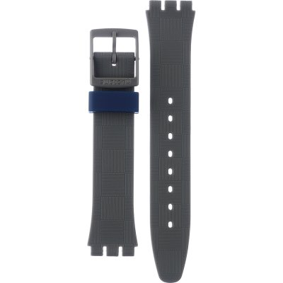 Swatch Plastic - Originals Medium (34mm) /Access/Solar/Musicall/Stop - G/SK/SL/SR/SS/SO28 ASO28M701 Tile Dial Strap
