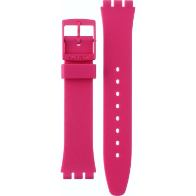 Swatch Plastic - Originals Medium (34mm) /Access/Solar/Musicall/Stop - G/SK/SL/SR/SS/SO28 ASO28P110 Fantastic Fuchsia Strap
