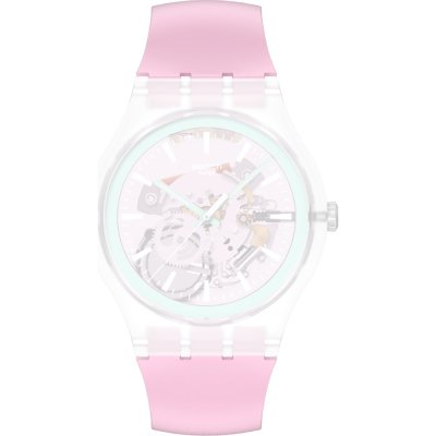 Swatch ASO29K121-6000 Perfectly Pink Pay! Strap