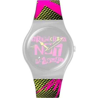 Swatch ASO32B121 Distort Mode Strap
