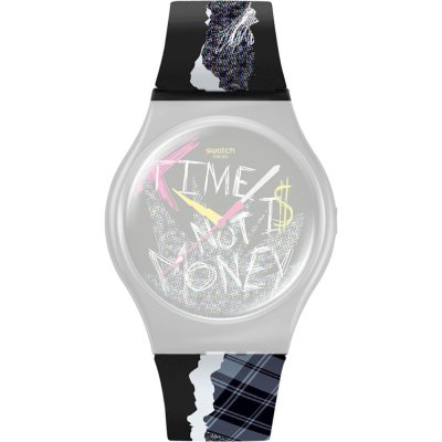Swatch ASO32B122 Blank Check Strap