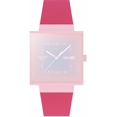 Swatch ASO34R700 Squarely Berry Strap