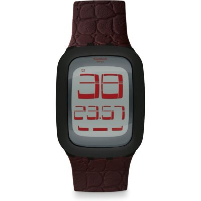 Swatch Touch SURB113 Brown Tip Watch