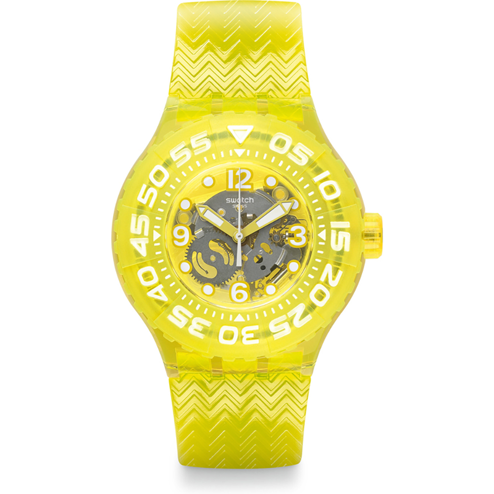 Swatch Scuba Libre SUUJ101 Lemon Profond Watch
