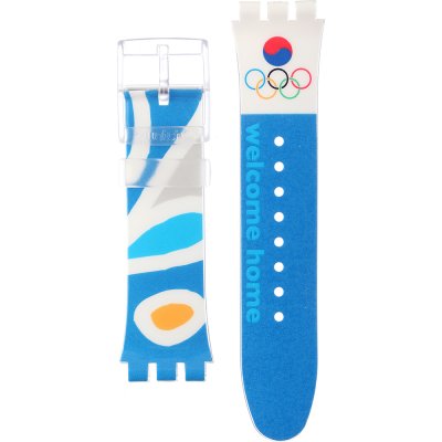 Swatch Plastic - X-Large - SUD ASUDK106AD NOC Athens 2004 Korea Strap