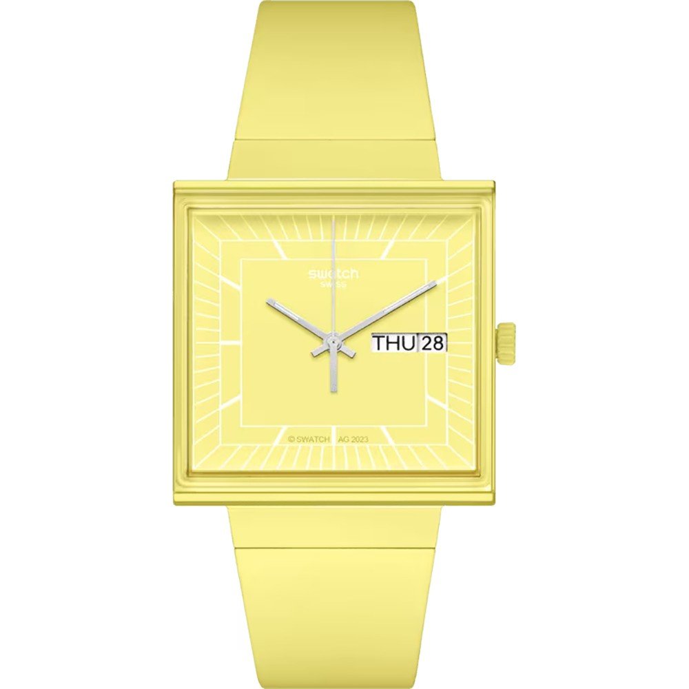 Swatch What If - Square SO34J700 What If... Lemon? Watch