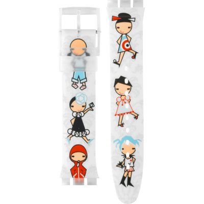 Swatch Plastic - Touch - STA/STB/STG ASTGK103 STGK103 Dressin' Day Strap