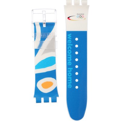 Swatch Plastic - X-Large - SUD ASUDK106J SUDK106J NOC Athens 2004 Germany Strap