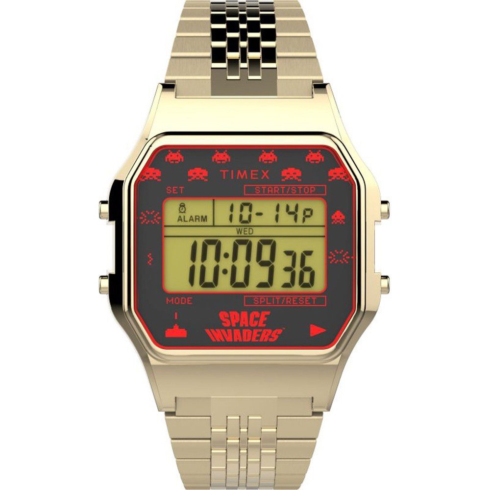 Timex TW2V30100 T80 X Space Invaders Watch