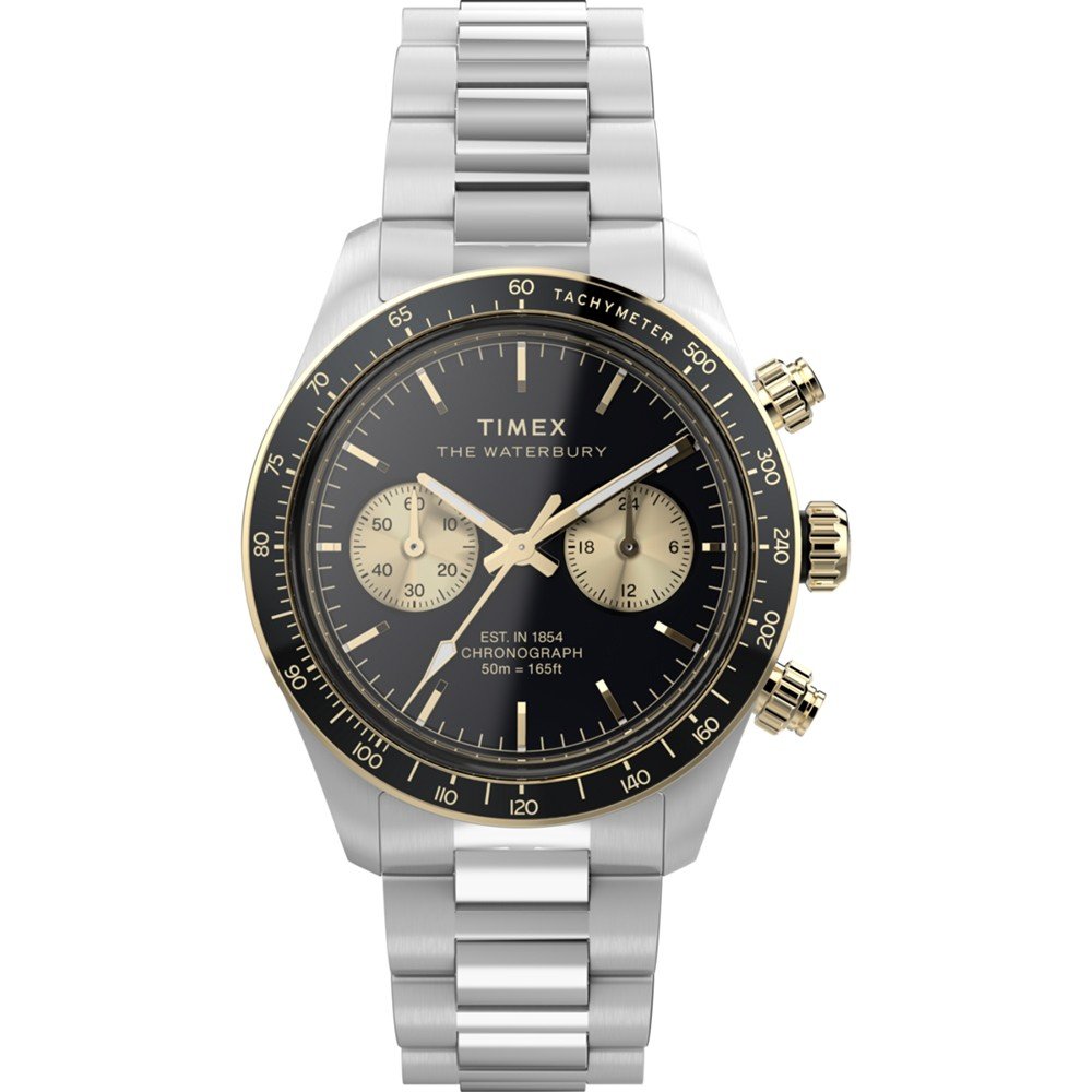Timex Waterbury TW2Y24000 Waterbury Heritage Chronograph Watch