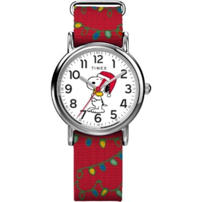 Timex X Peanuts TW2Y39500 Timex X Peanuts - Snoopy Santa Watch
