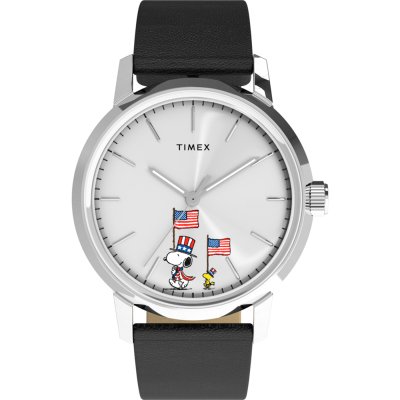 Timex X Peanuts TW2Y50300 Peanuts x Timex Marlin Automatic Americana Watch