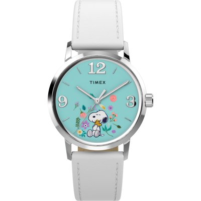 Timex X Peanuts TW2Y68800 Peanuts x Timex Marlin Flower Dial Watch