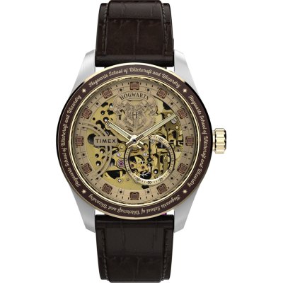 Timex Lab TW2Y75500 Harry Potter x Timex Waterbury Skeleton Automatic Watch