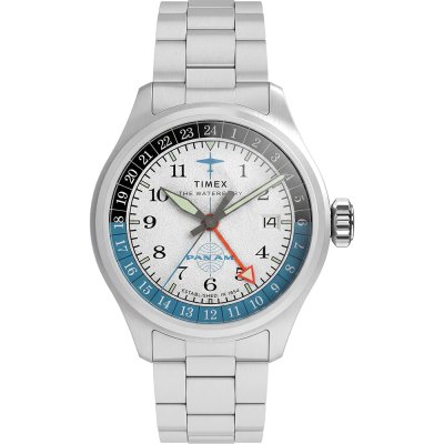 Timex Re-Issues TW2Y94600 Pan Am® x Waterbury GMT Watch