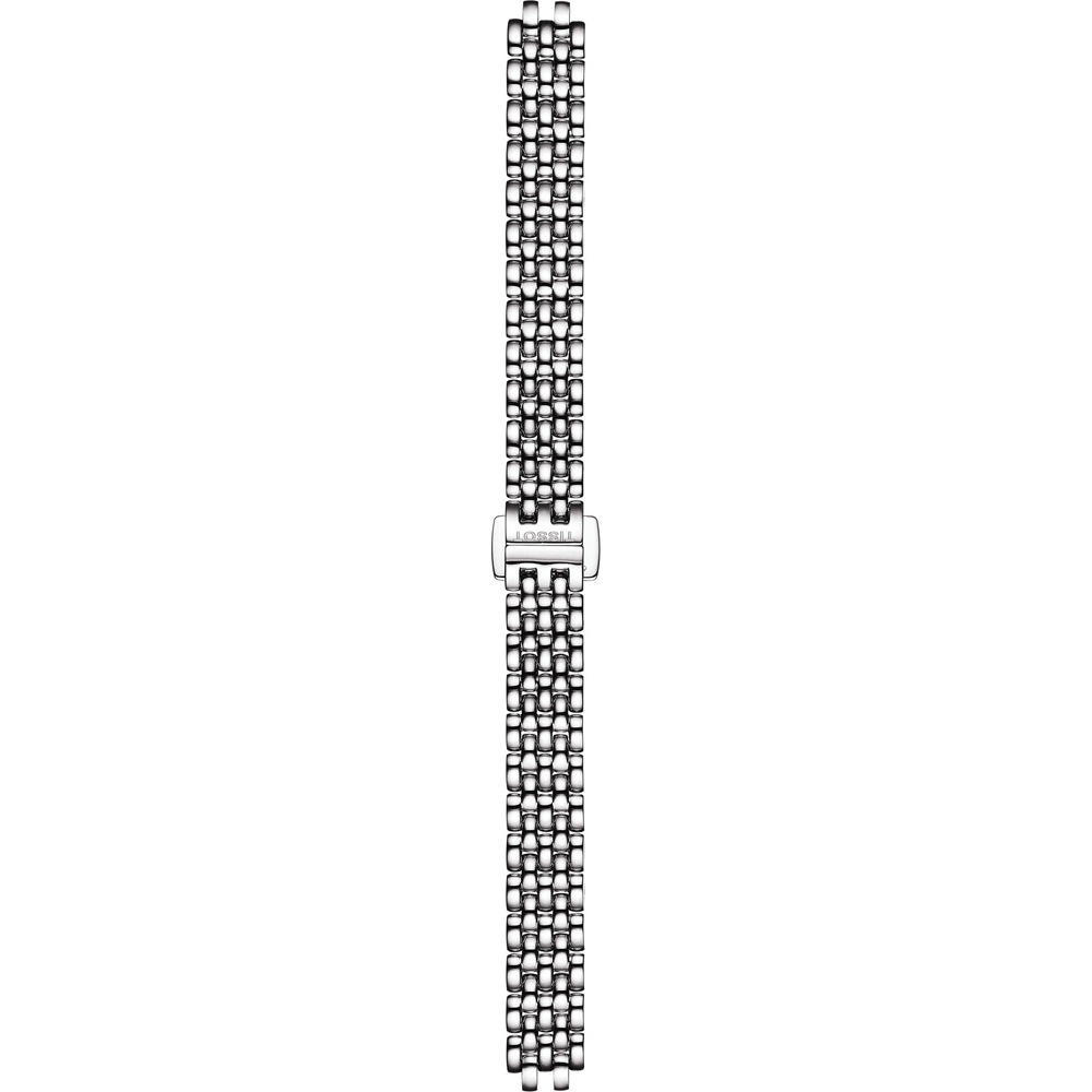 Tissot Compatible Stainless Steel Metal Bracelet Replacement Watch Band  Strap Double Locking clasp #5003