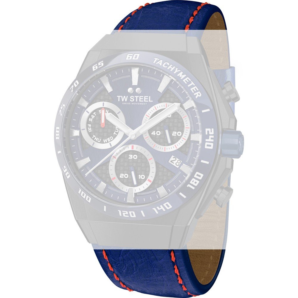 TW Steel Tech CEB4072 CEO Tech -  Fast Lane - Limited Edition Strap
