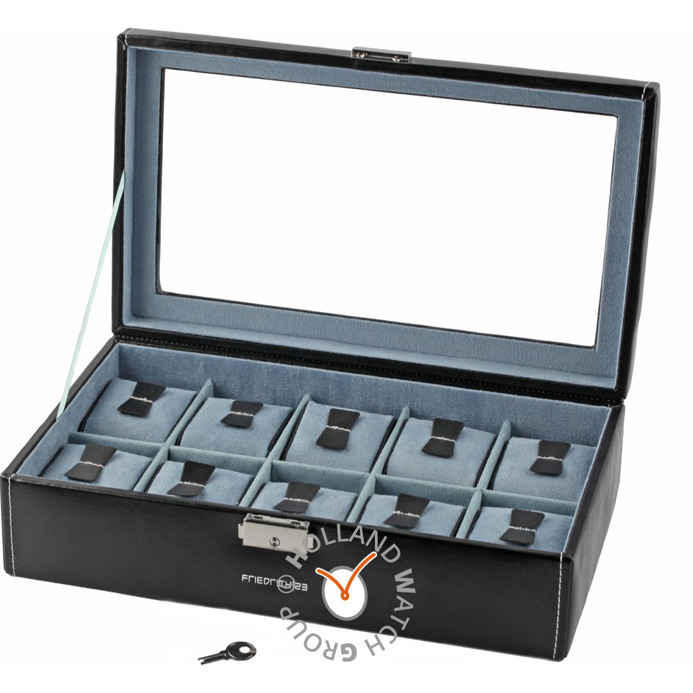 HWG Accessories bond-10-black1 Watch storage box Watch box