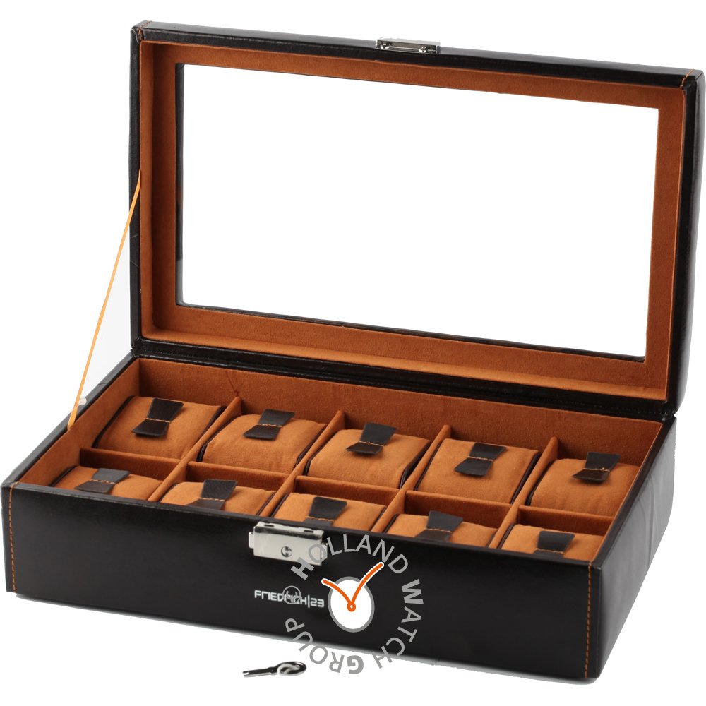 HWG Accessories bond-10-Brown1 Watch storage box Watch box