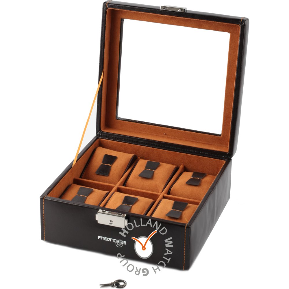 HWG Accessories bond-6-brown1 Watch storage box Watch box