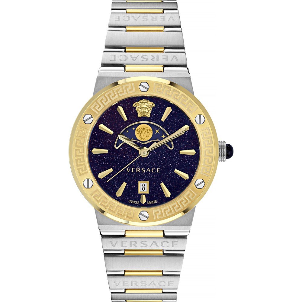 Versace VE7G00223 Greca Logo Moonphase Watch
