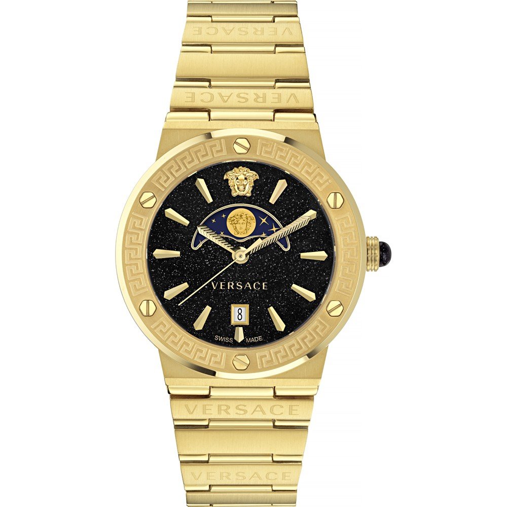 Versace VE7G00323 Greca Logo Moonphase Watch